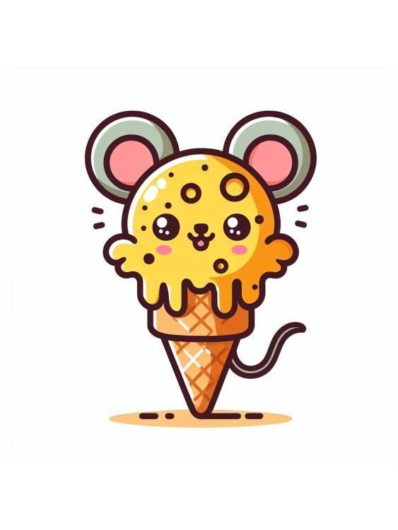 Cheesy Mouse_ 35 Ice Cream Drawing Ideas to Cool Off Your Art Cravings.jpg
