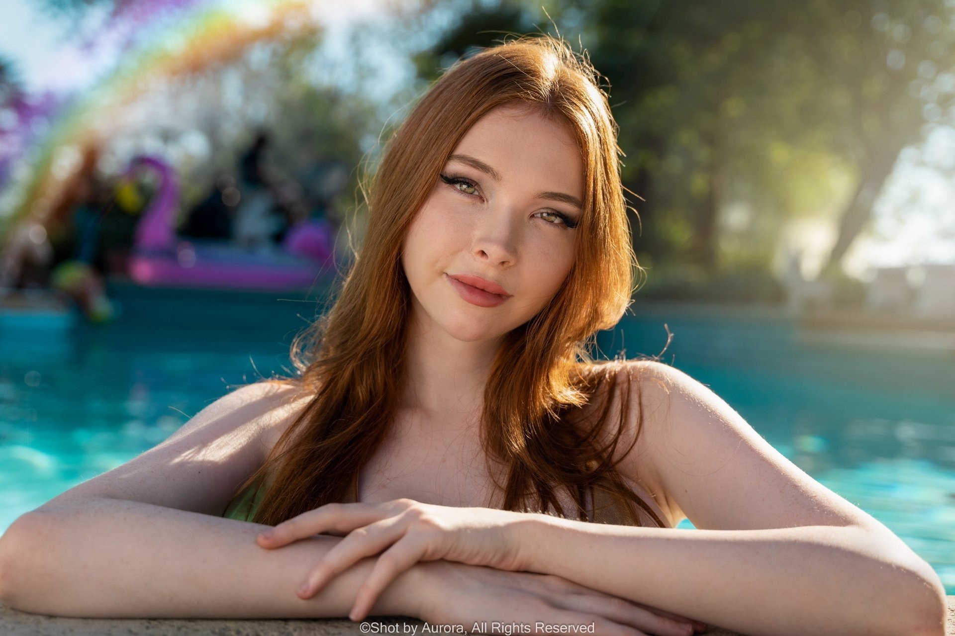 Sun-Kissed Serenity by the Poolside