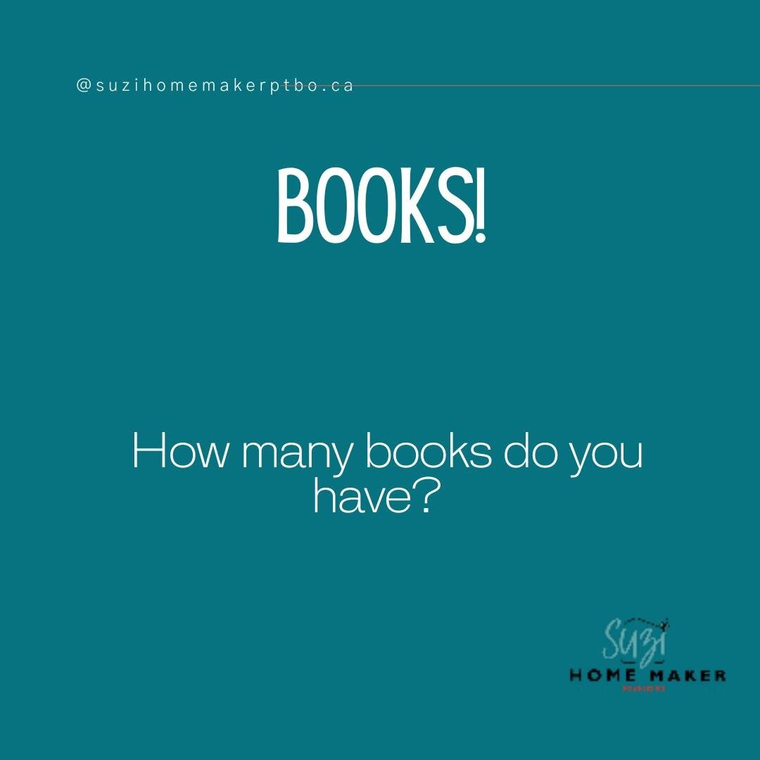 Who doesn't love a good book?  And I have to admit I am guilty of keeping my favourites so that I can read them again BUT - do you need as many as you have?  Consider going through a shelf (or a book case!) and rehoming some to your favourite library