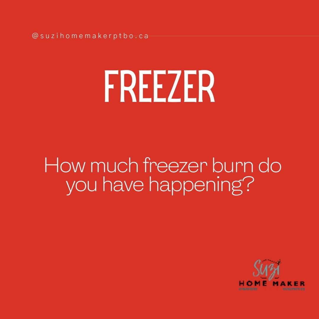 I know some of you clear out your freezers regularly - but - time to check it - food that has frost bite - toss it - food you aren't going to use but is still good - consider donating to a shelter, or to @kawarthafoodshare 
This will certainly make f