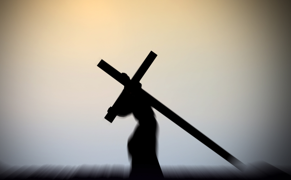 Simon of Cyrene Helps Jesus Carry the Cross