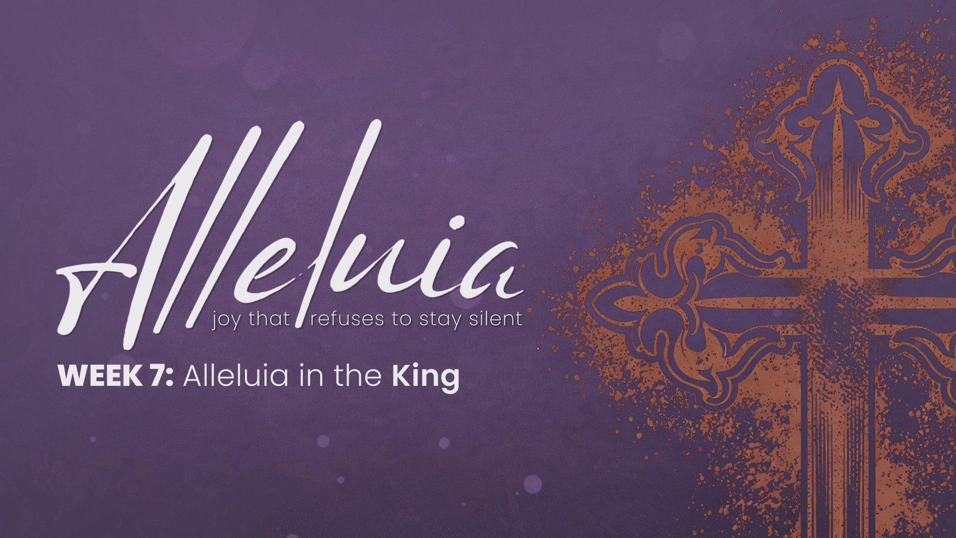 Alleluia in the KING