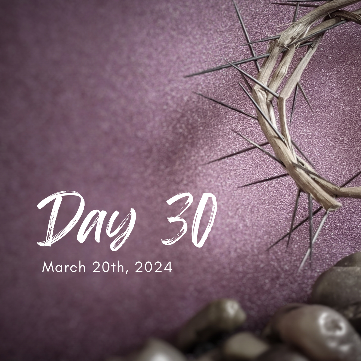 Day 30 | Wednesday, March 20th, 2024