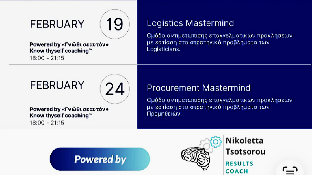 Procurement and Logistic Masterminds