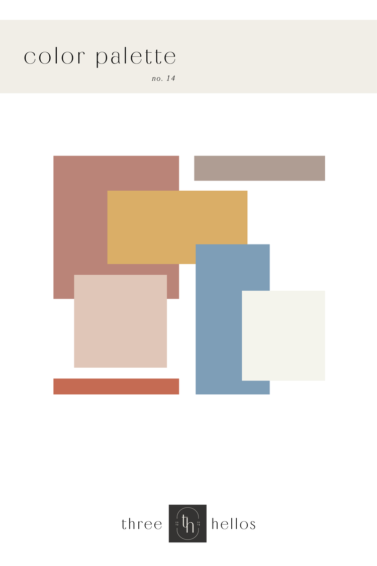 Helo Color Color Palette Series - Palette 14 — Three Hellos
