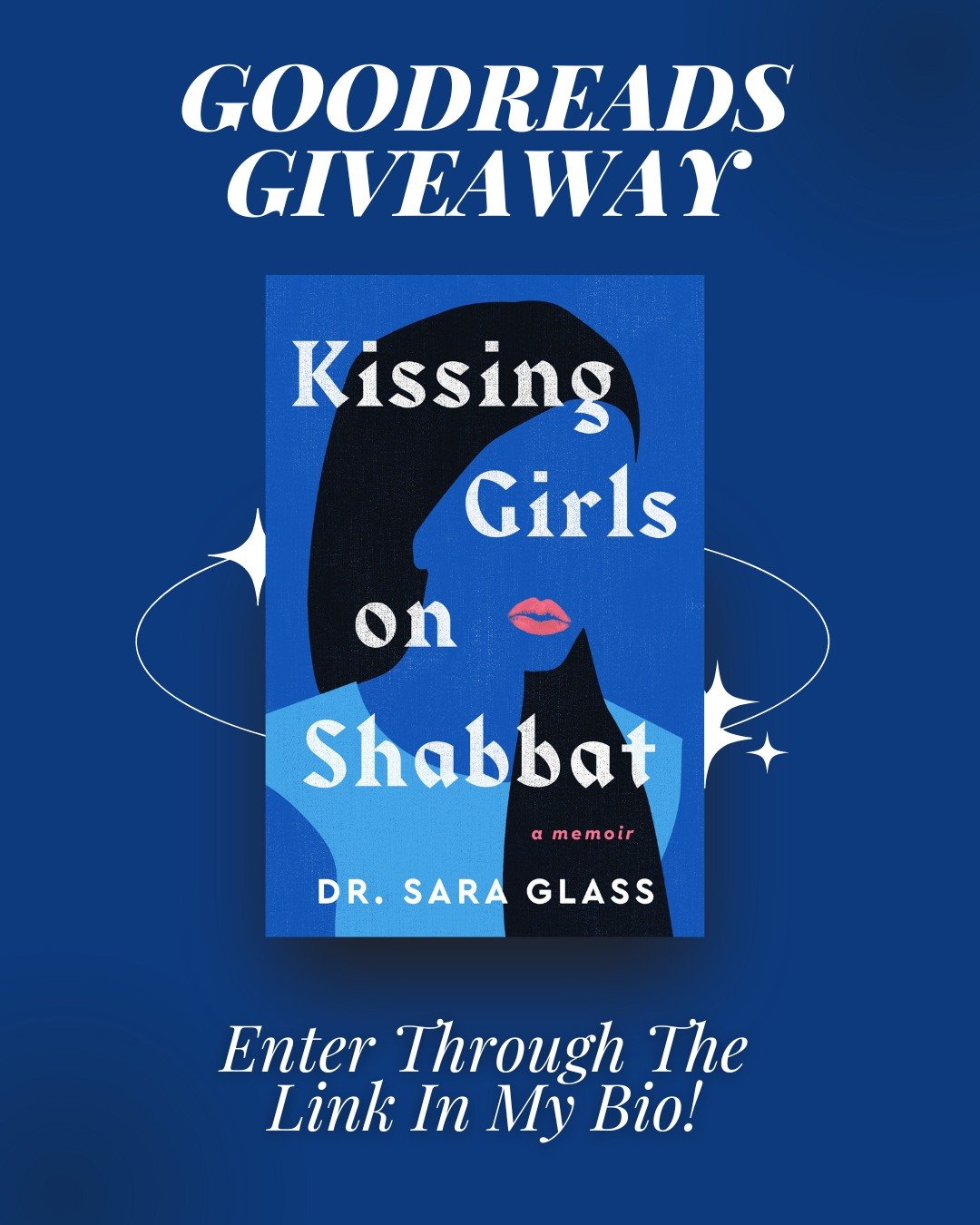 🔔Today is the LAST DAY you can enter to win a free copy of Kissing Girls on Shabbat through @goodreads! 

Use the link in my bio to enter today! The only requirements are that you must have a Goodreads account and a U.S. address to enter. 

Good luc