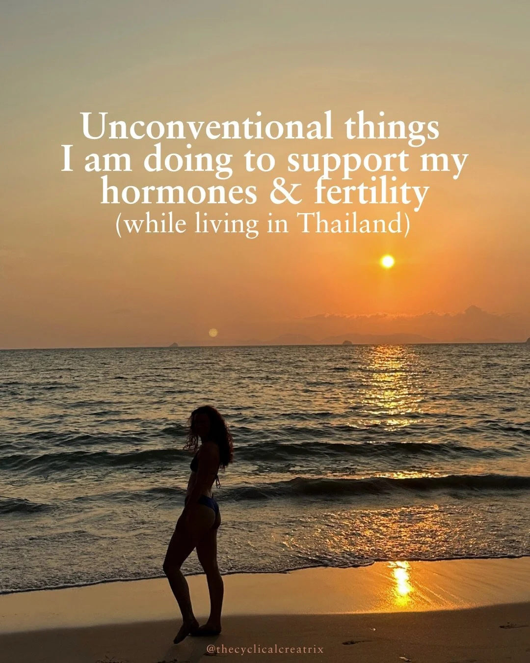 Most women are trying to heal their hormones with more discipline&hellip; 👀 

more supplements more restrictions more &ldquo;perfect&rdquo; habits

but hormones don&rsquo;t respond to perfection.
 They respond to safety. ❤️

While living in Thailand