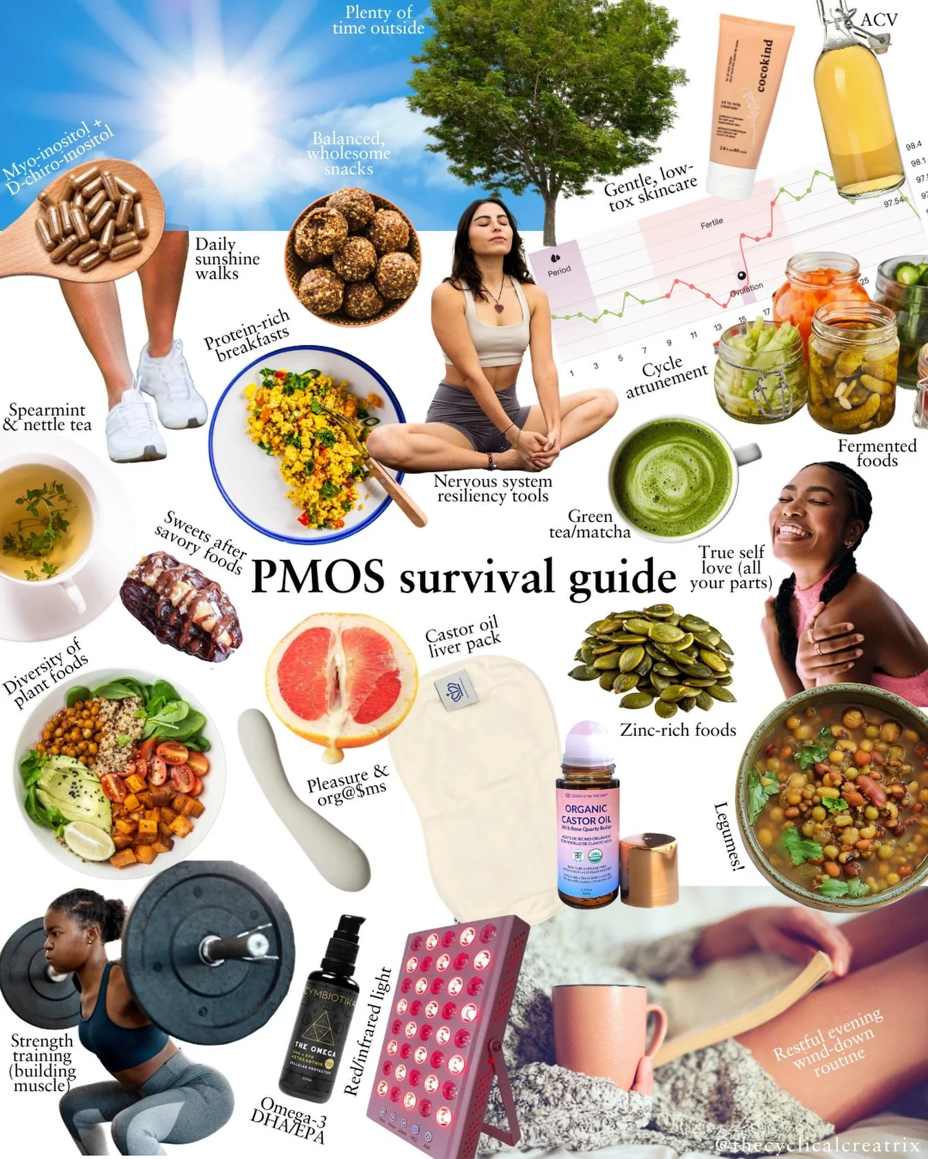 My top tips for symptom-free PMOS✨

Now that we&rsquo;ve collectively established that this condition that 1 in 10 women experience is a full body, metabolic syndrome with the name change from PCOS to PMOS, it&rsquo;s time we talk strategy for healin