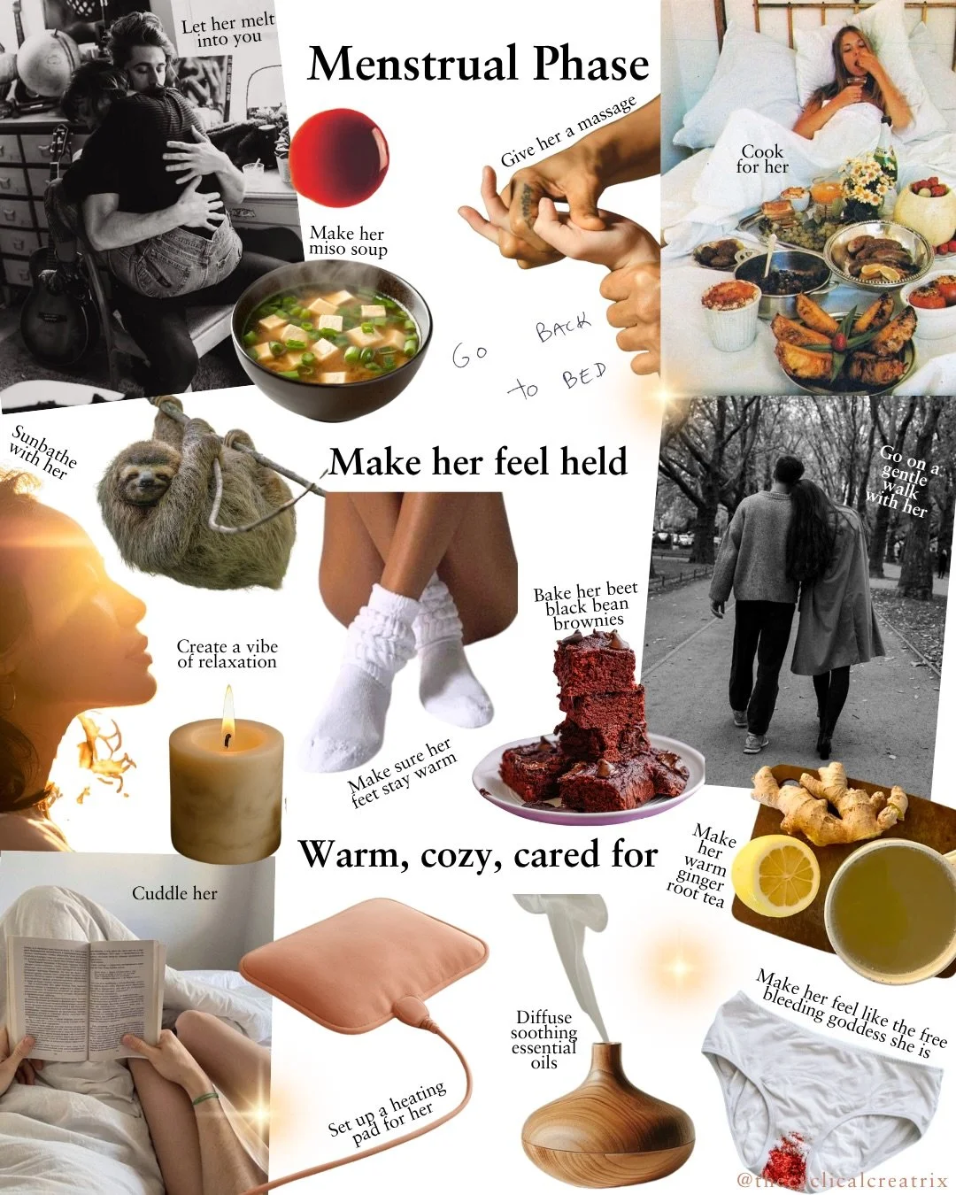 💌 Send this to your partner (or bookmark to send to your future partner) 

True partnership honors every season. 😮&zwj;💨✨

Truth is - she isn&rsquo;t meant to feel the same every day. 

Her body moves through a four phase cycle that completely alt