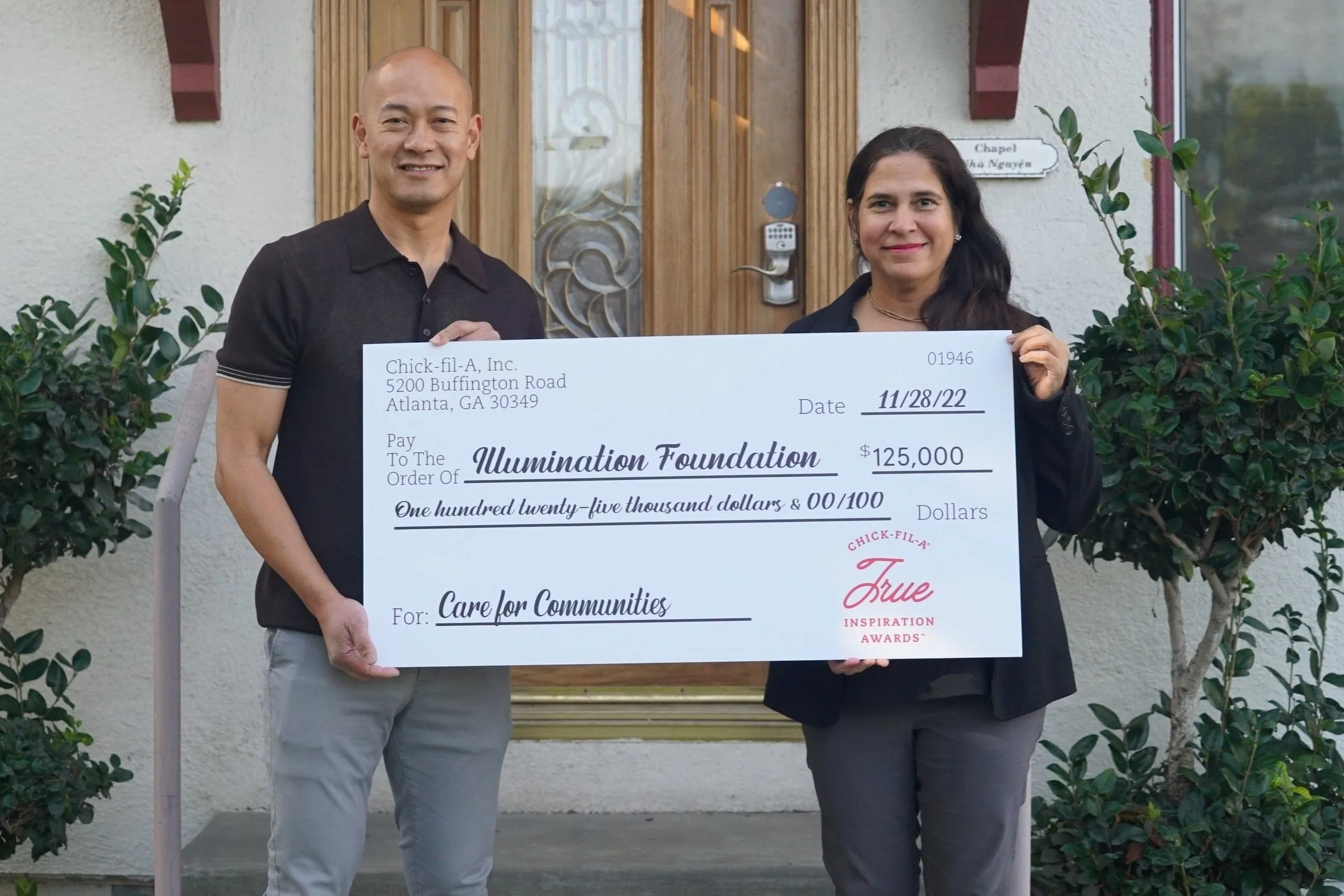 Illumination Foundation Named 2023 ChickfilA True Inspiration Awards