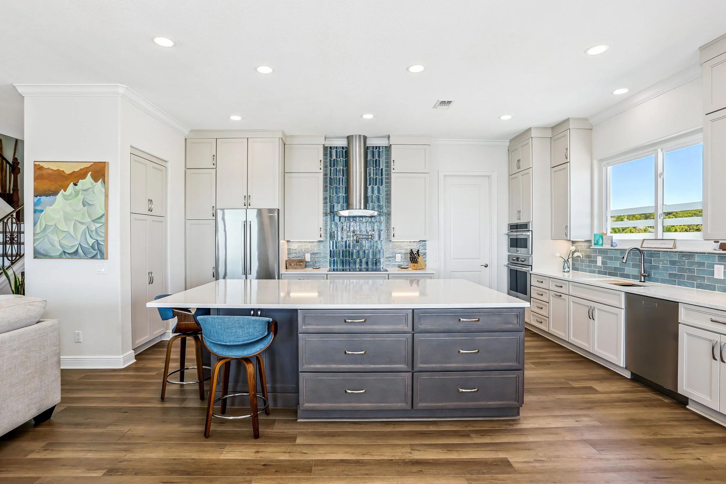 Transitional Kitchen With Contemporary Accents Kitchen Remodel by CKD Remodeling project photo