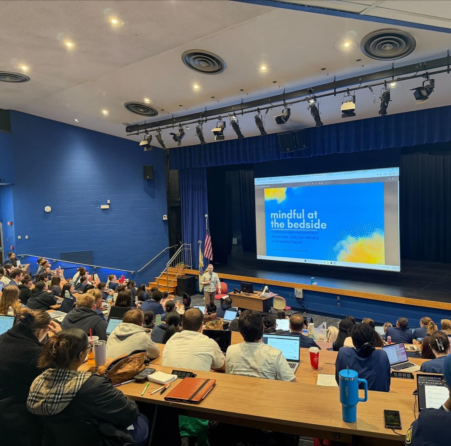 THIS IS EVERYTHING.

I was invited to speak to the graduating nursing class at Rowan College of South Jersey this morning.

I presented &ldquo;Mindful at the Bedside&rdquo; &mdash; 90 minutes of insights and practices for finding more ease and clarit