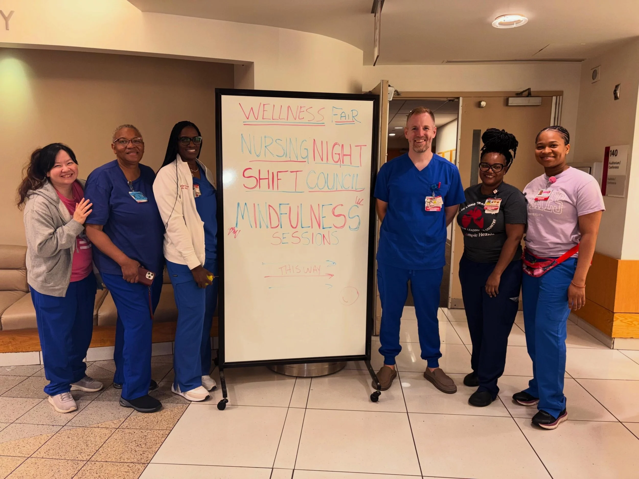 S A Y  Y E S

A few months ago I was approached by the Temple University Hospital Night Shift Wellness Council

They asked if I&rsquo;d ever be interested in taking part in an Night Shift Wellness event &mdash; they said it would run from 10PM - 2AM
