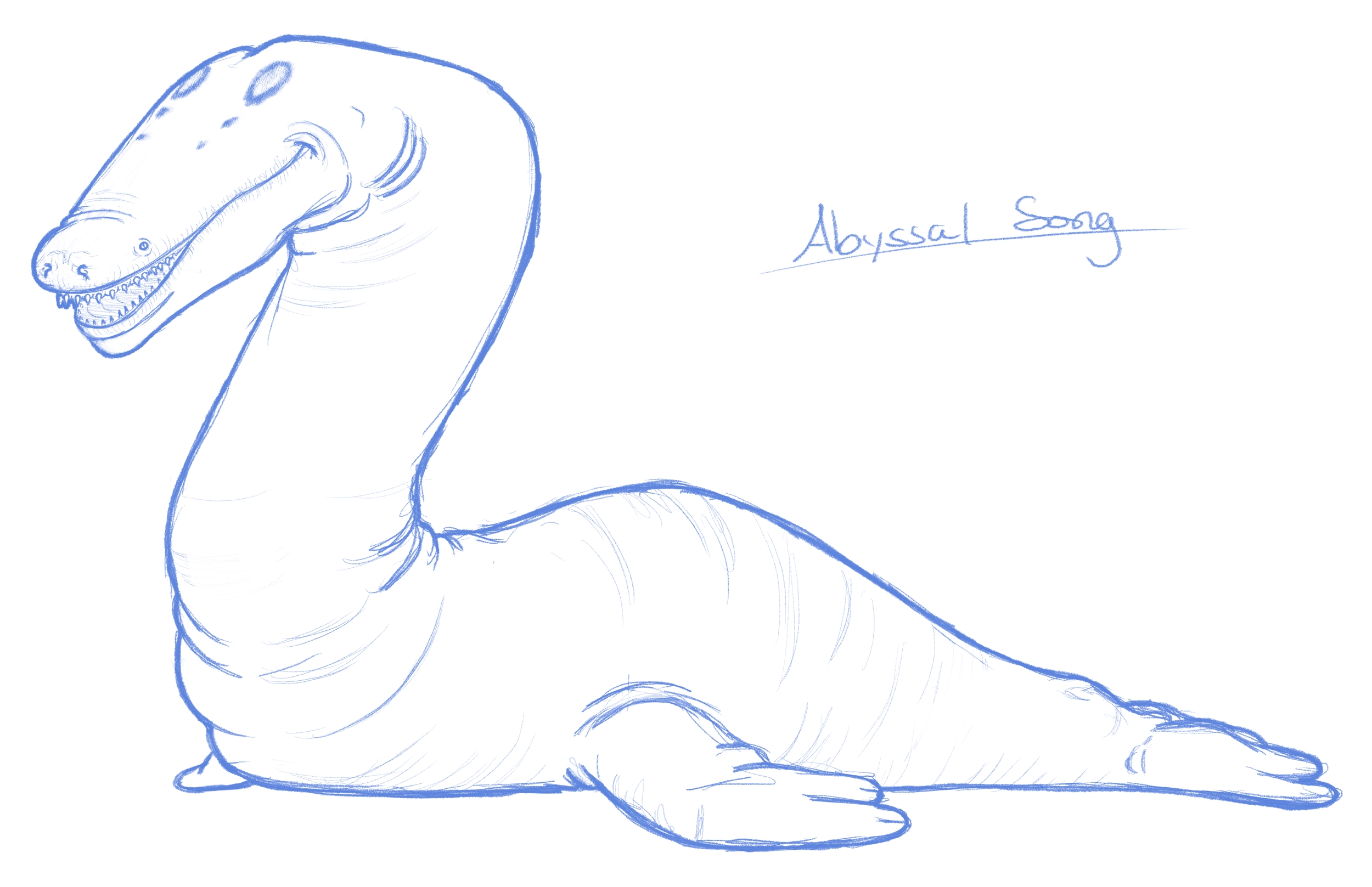 Kaiju Sketch- 'Abyssal Song'