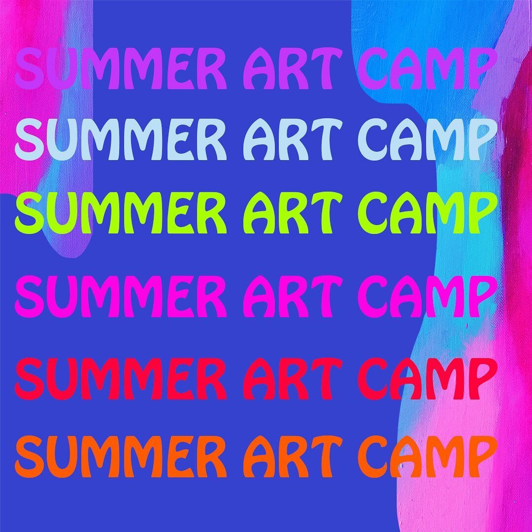 Art camp is coming June 21!  Tell your friends! Link in bio to register. Ages  6-8 and 9-11. Can&rsquo;t wait to let our imaginations go wild, learn new things get messy and create masterpieces!