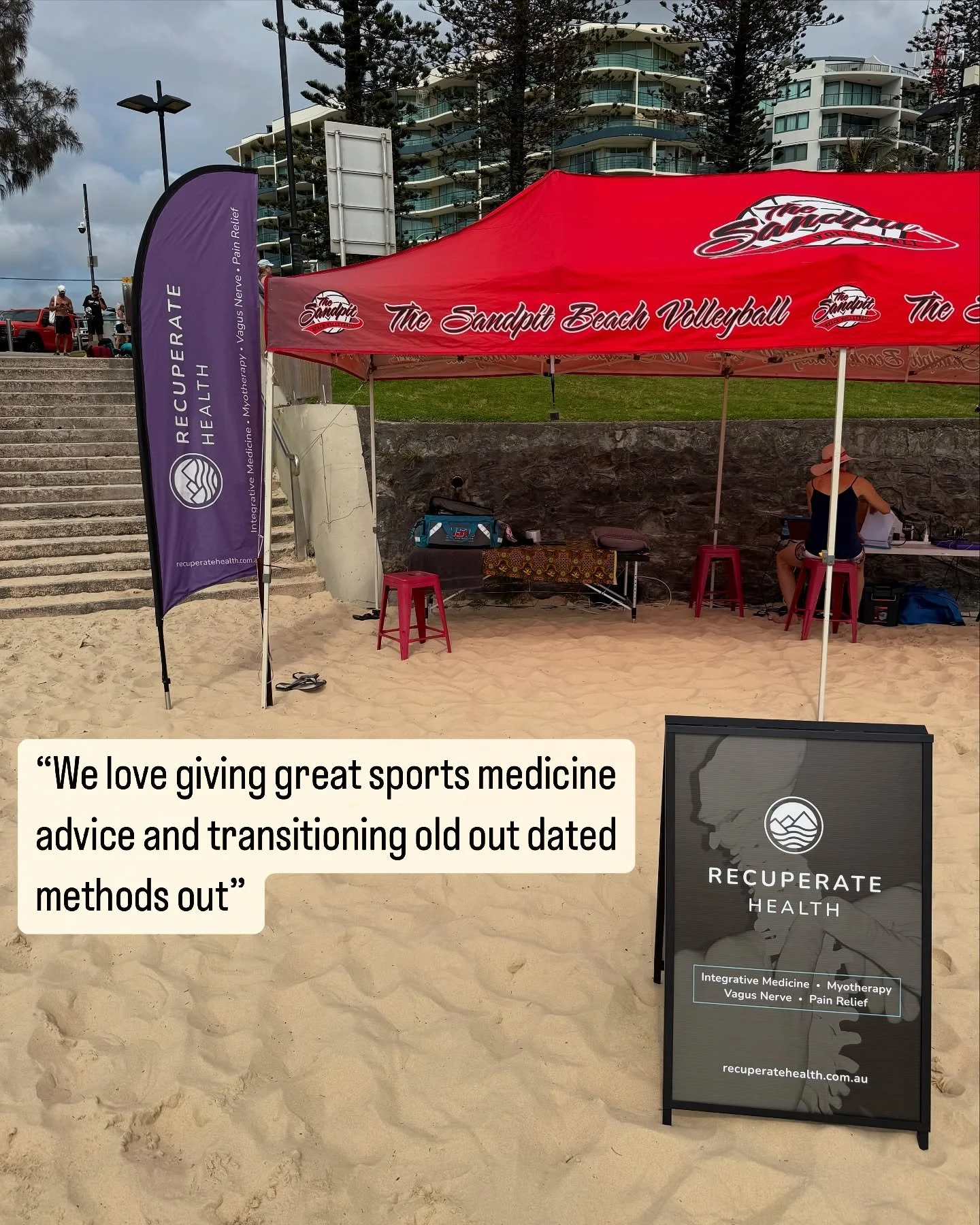 Sports medicine is a passion of mine and when you can sit on the beach and watch some of Australia&rsquo;s and International best athletes compete it&rsquo;s the cherry on top.  Before I specialist in musculoskeletal therapy, I worked predominately i