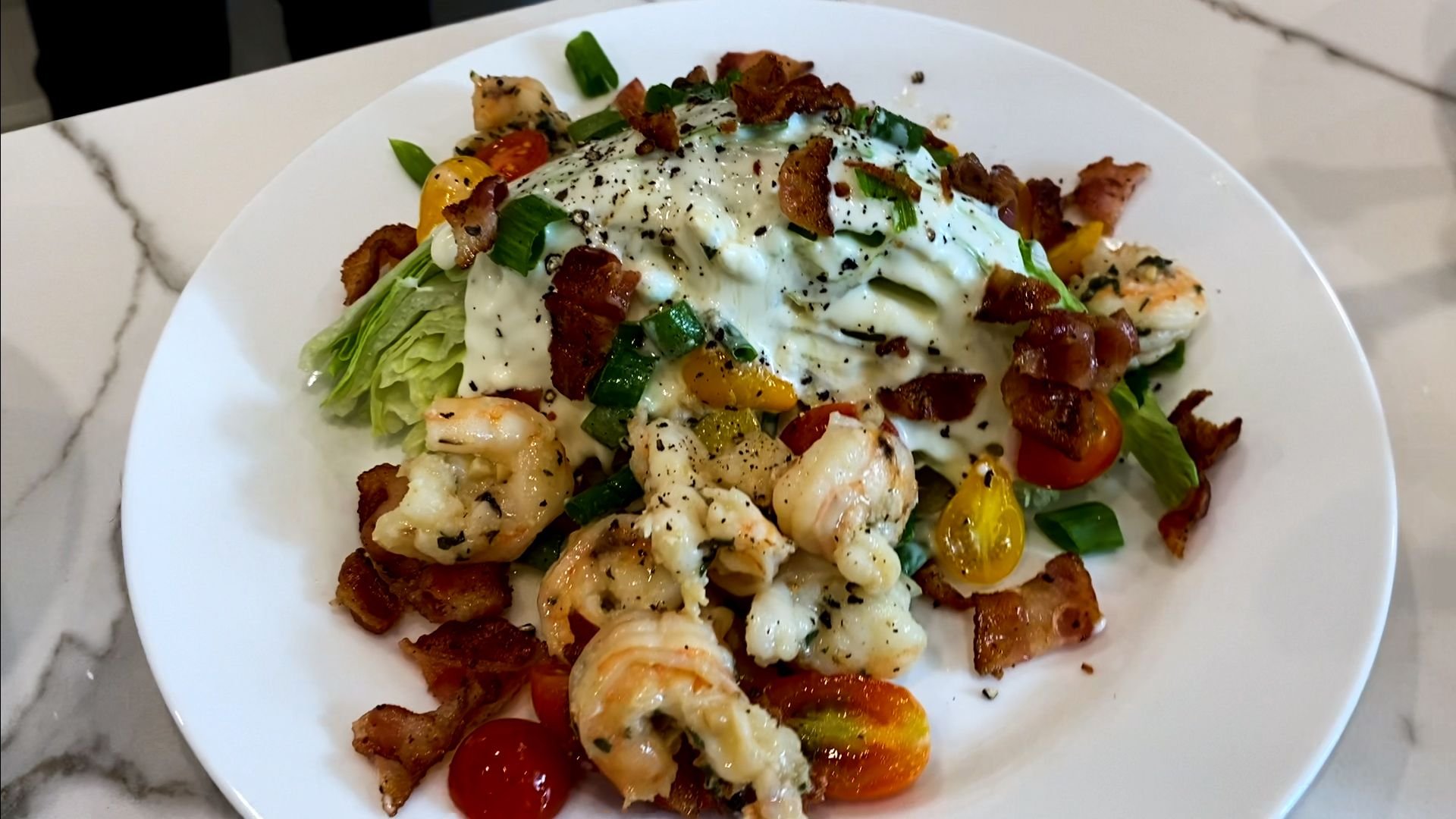 Shrimp Wedge Salad