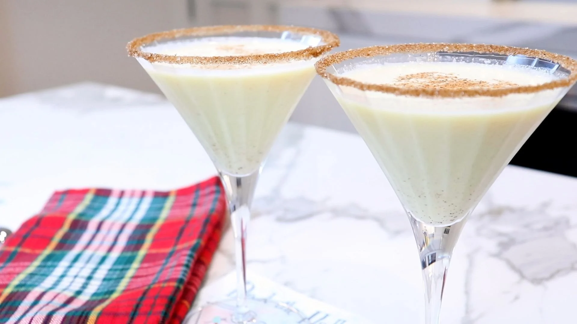 Eggnog Martini