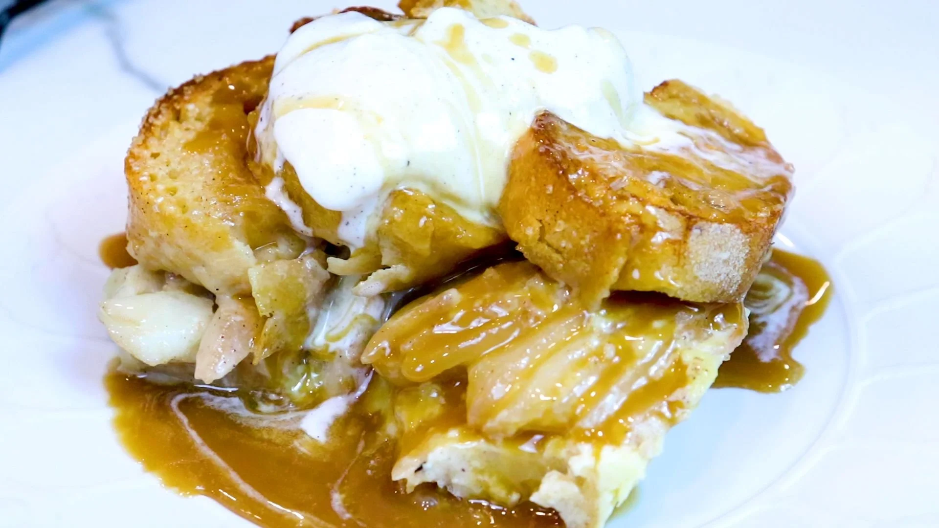 Pear Bread Pudding