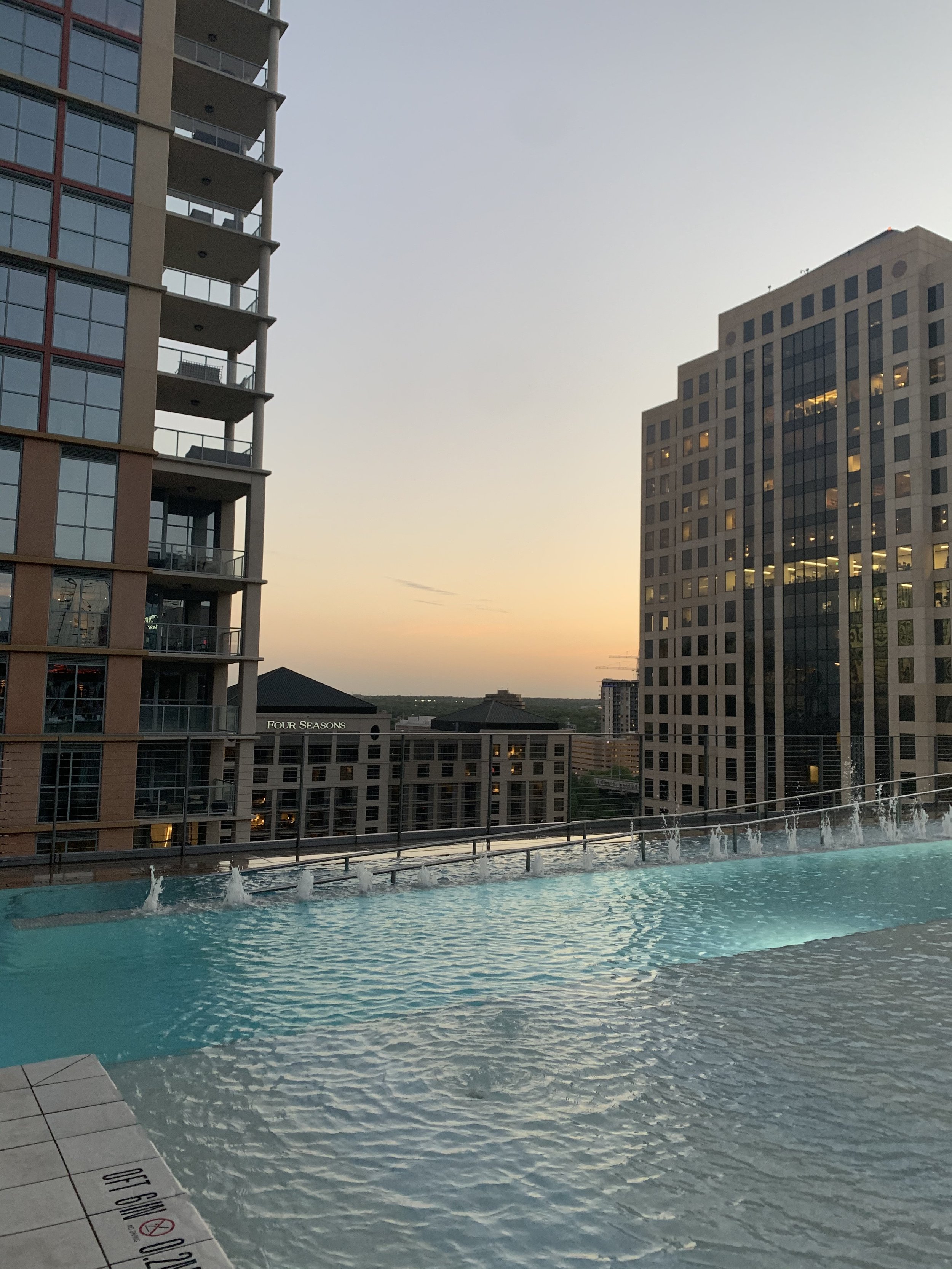 Fairmont Hotel Spa Austin Texas Aqua Builder Austin Texas Pool Builders. Aqua Builders collaborated with the design team to build the pool, spa, and pool deck on the 6th floor of the high-rise, as well as the lobby fountains, and his/her features in