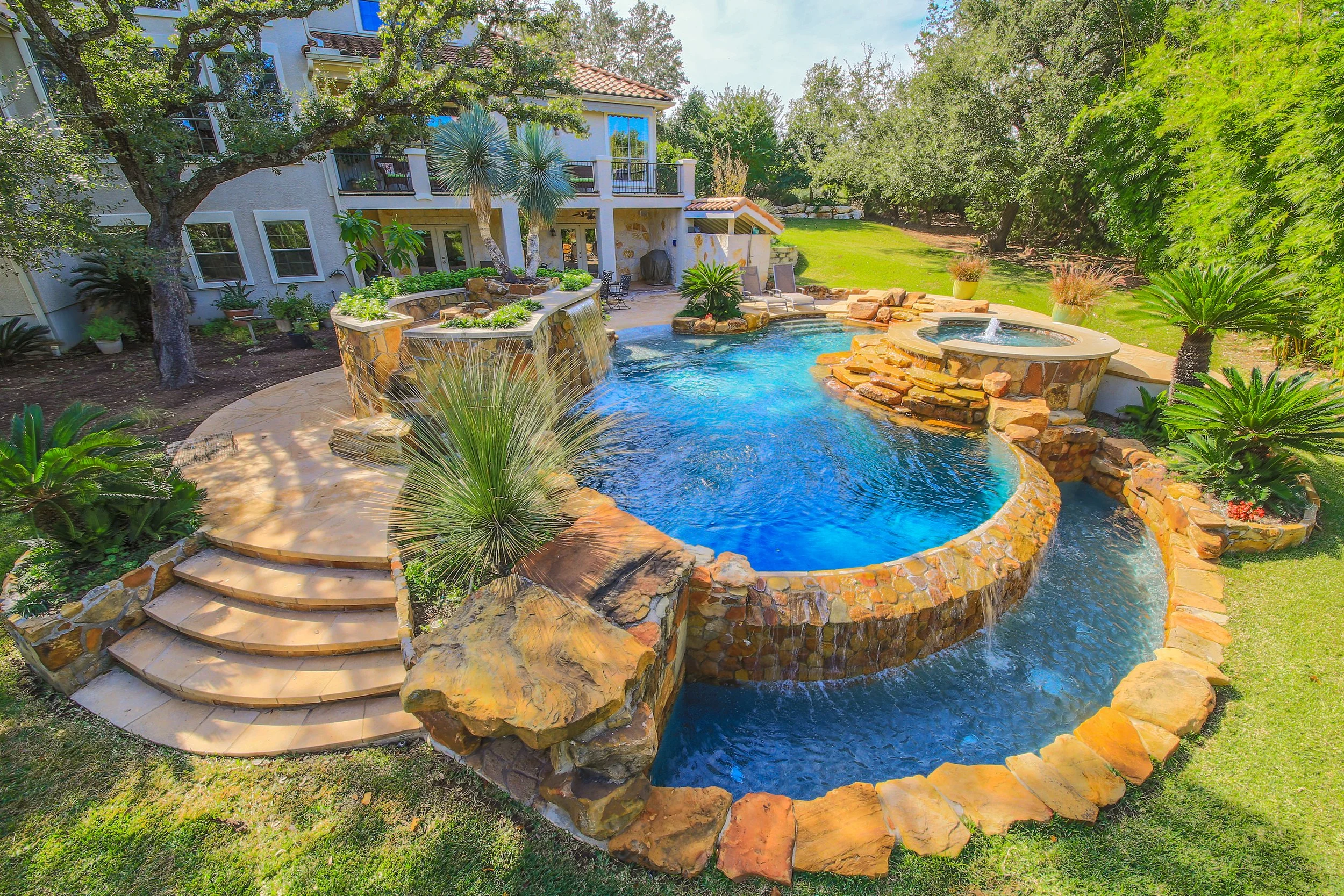 Water Caves Aqua Builders Austin Texas Pool Builders