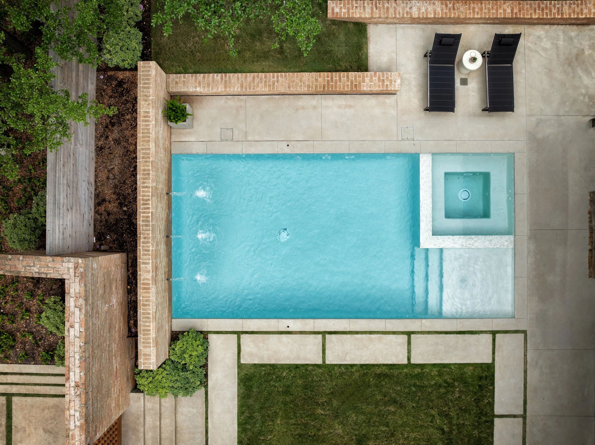 Aqua Builders Austin Texas Pool Builders Tarrytown Modern Farmhouse