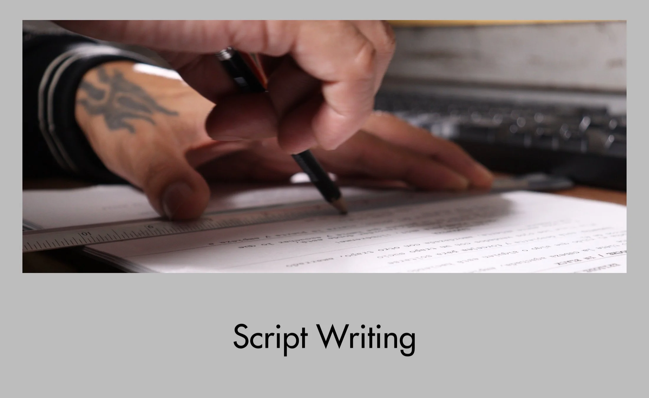 Script Writing