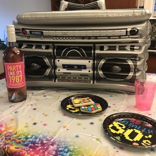 80s Themed 30th Birthday Party theme