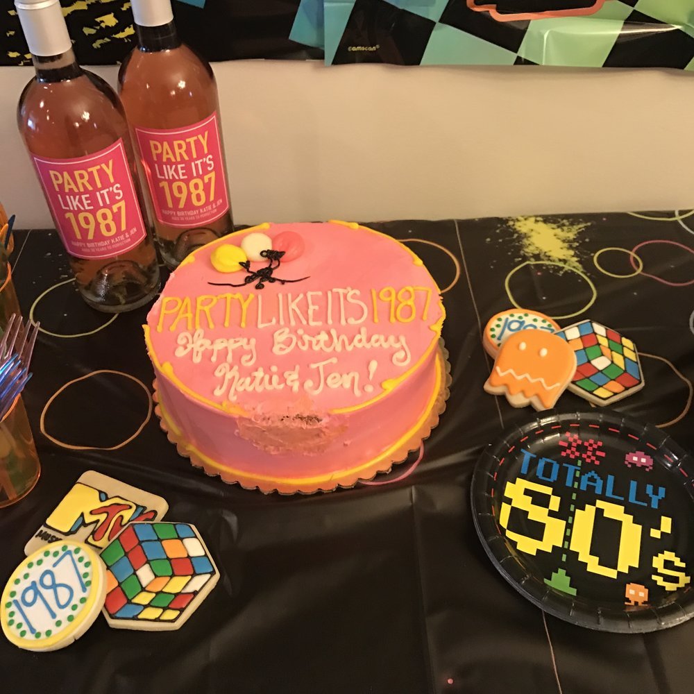 Party Like It's 1987 cake