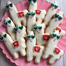 Llama Sugar Cookies