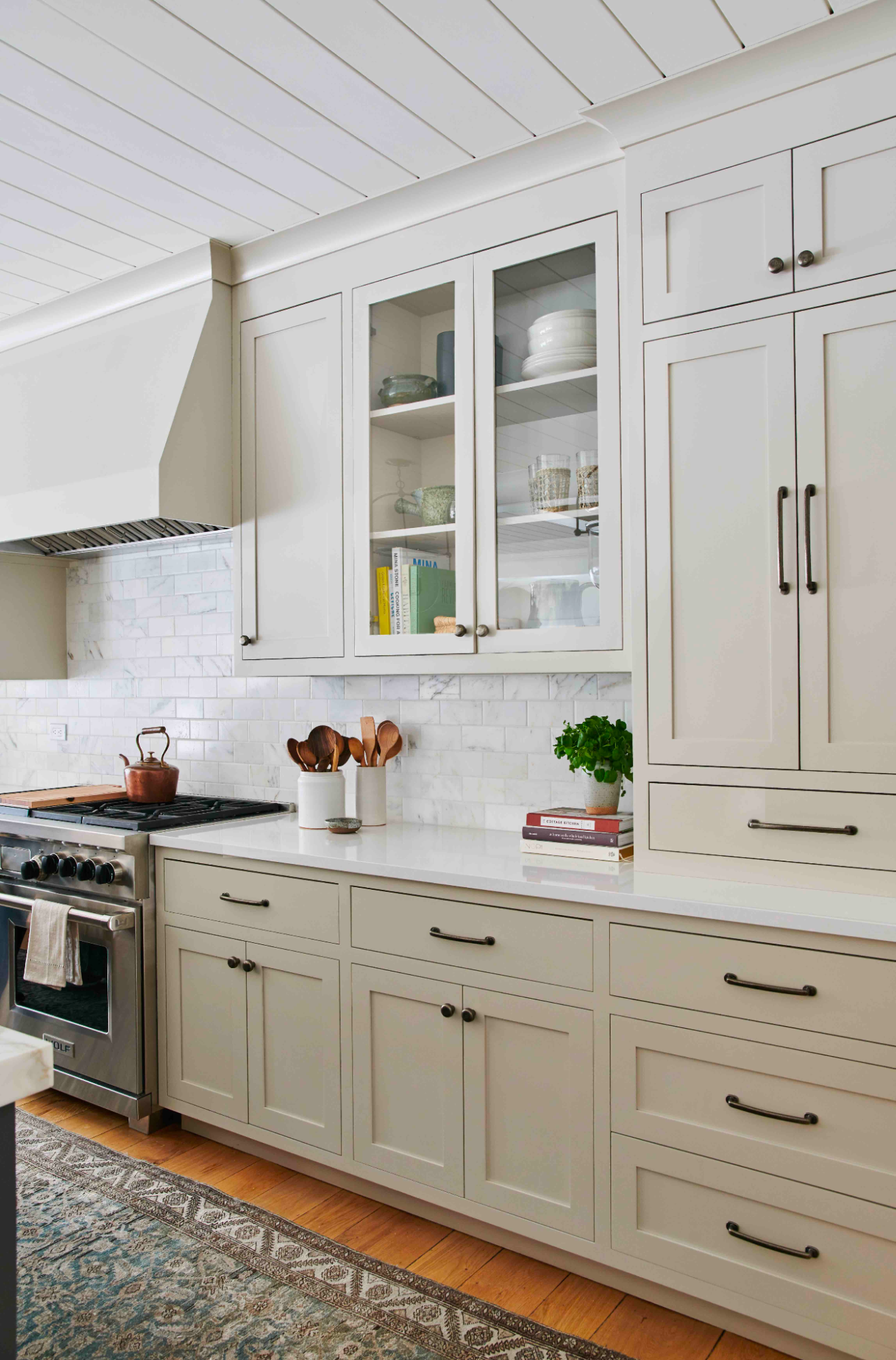 Benjamin Moore Revere Pewter Kitchen