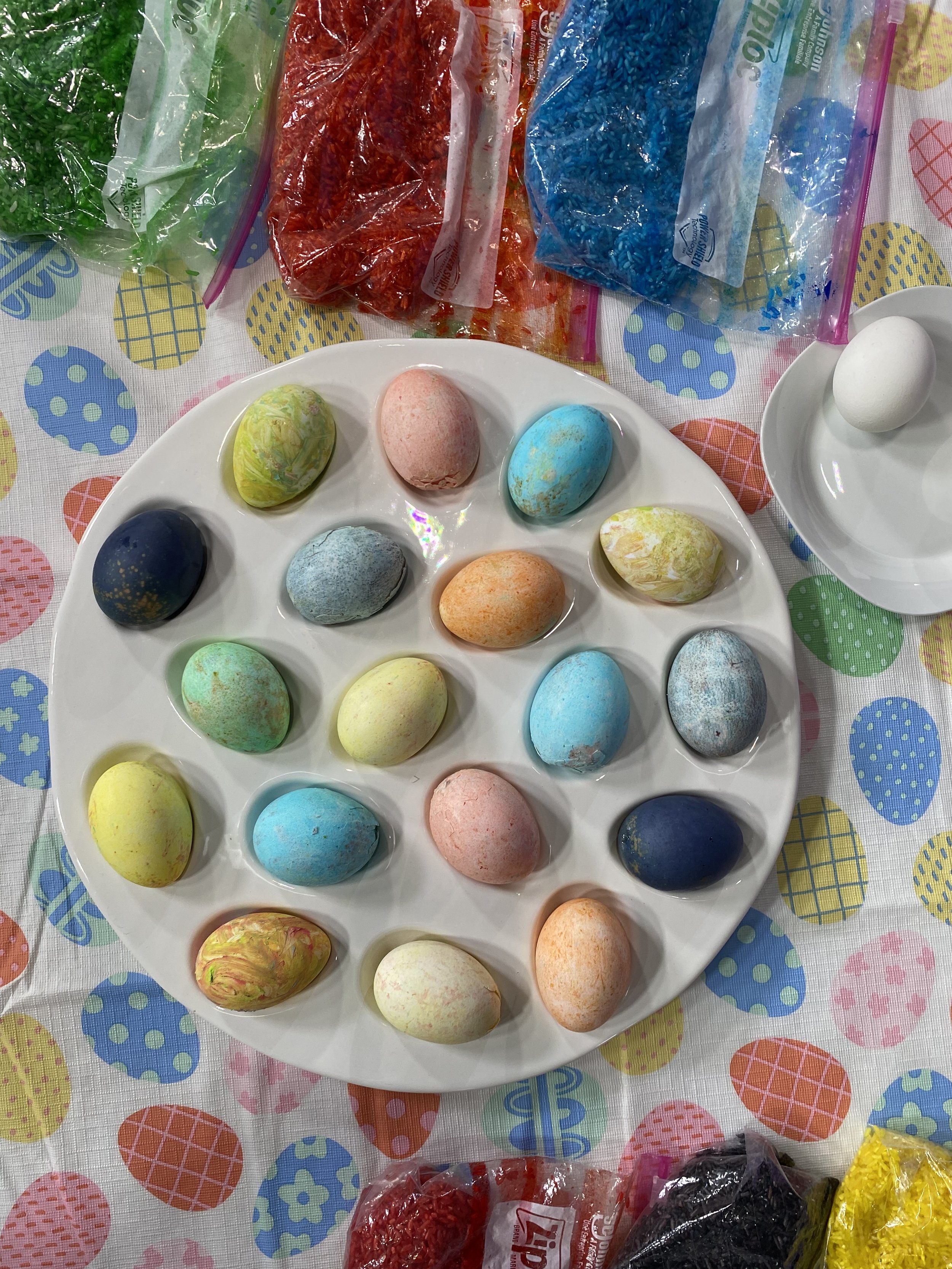 A Fun New Way To Dye Easter Eggs