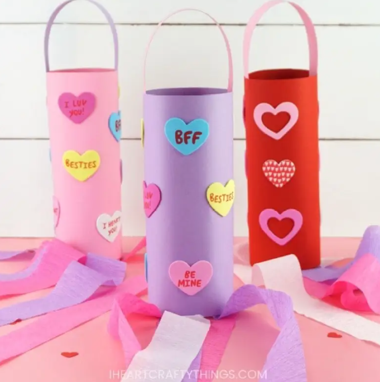 3 Easy Valentine's Crafts, Valentine's Crafts for Kids, Easy Paper Crafts