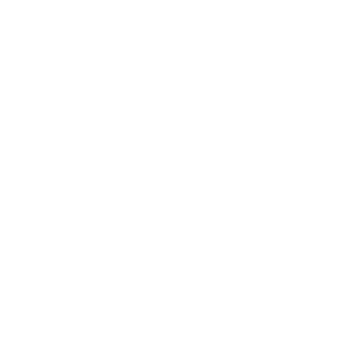 A black and white digital illustration of a smiley face with two large eyes and a wide, curved mouth.