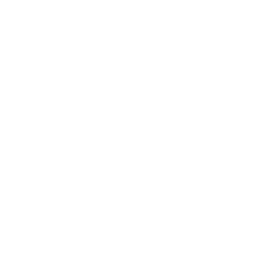Black and white graphic of a trident symbol with three upward arrows.