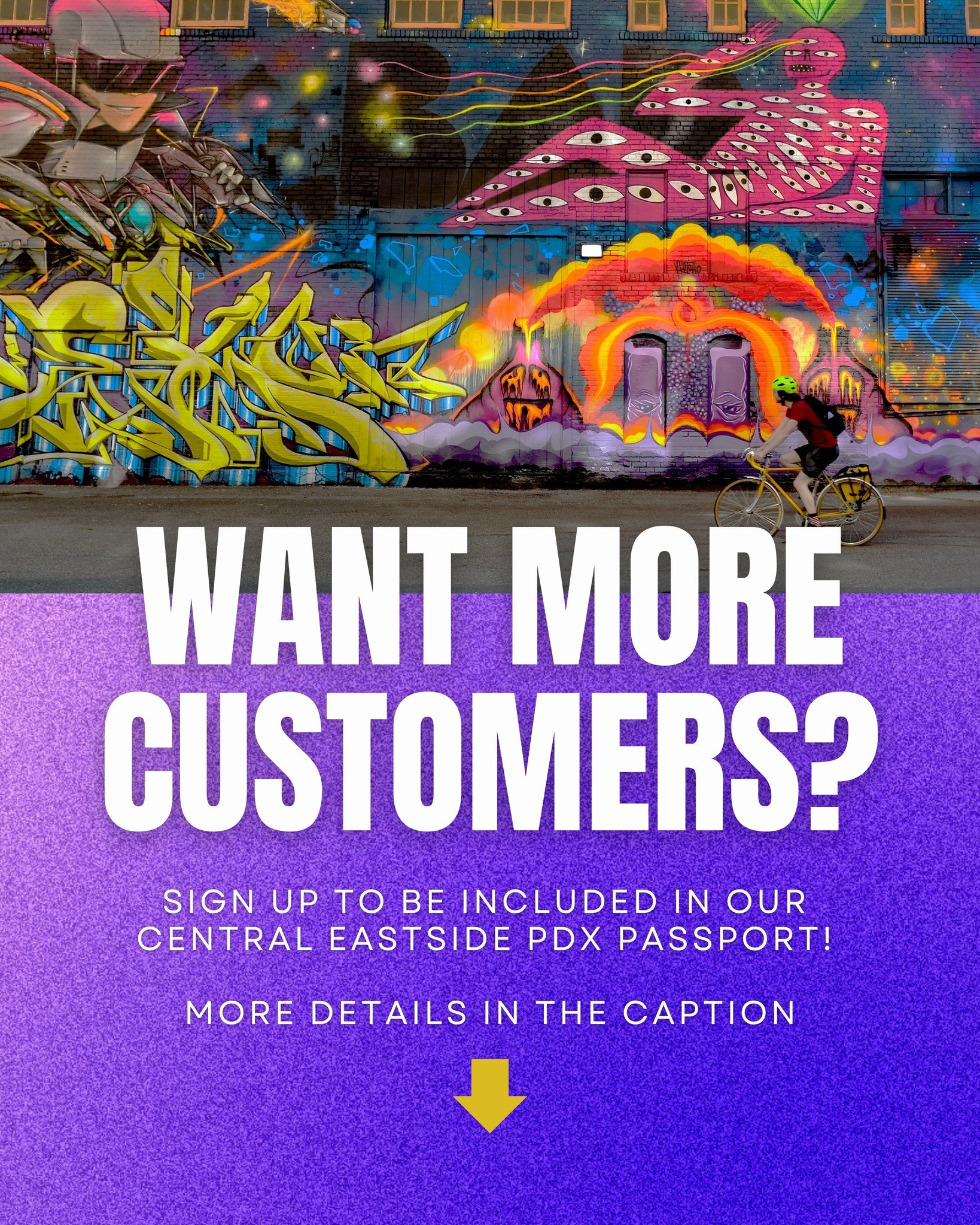 ***Calling All Central Eastside Businesses: Join the Central Eastside PDX Passport to Boost Foot Traffic!***

We&rsquo;re planning a district-wide promotion launching November 2025, designed to encourage visitors to support local businesses across th