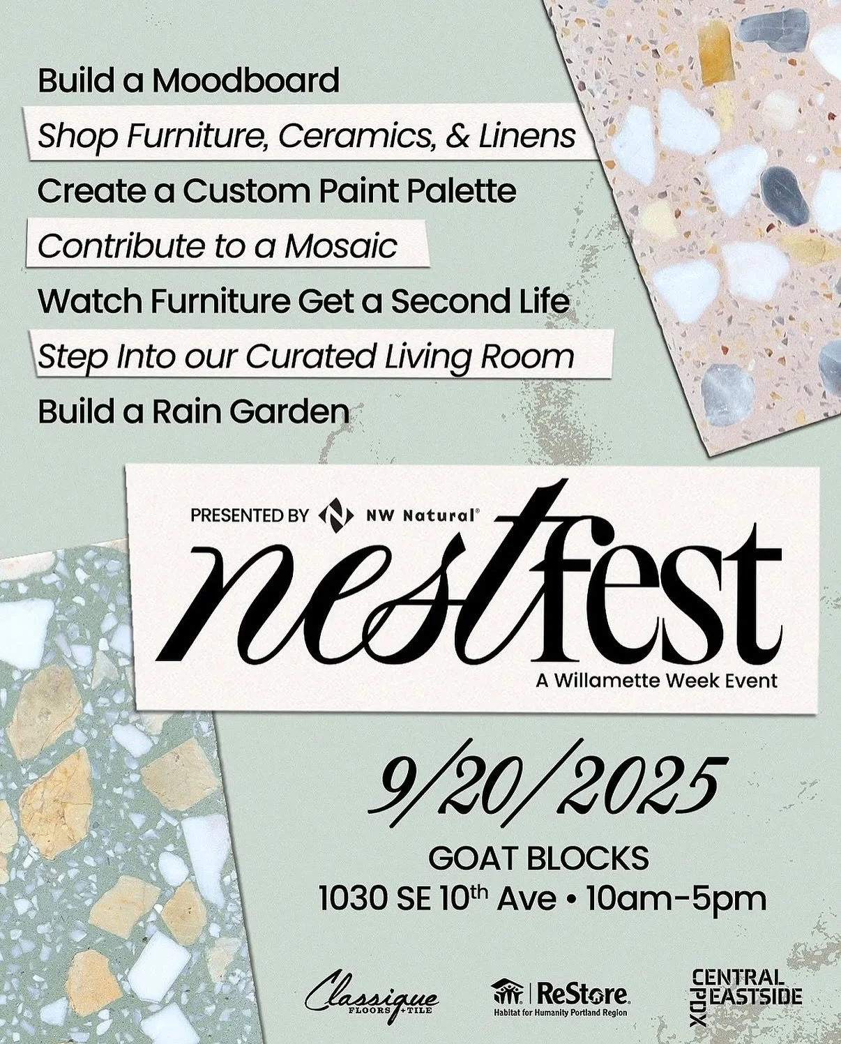 We&rsquo;re proud to support @nestfest_ through the Better Together grant&mdash;helping fund events that bring people together and strengthen community connections in the Central Eastside. (Grant applications are open through October 1&mdash;link in 