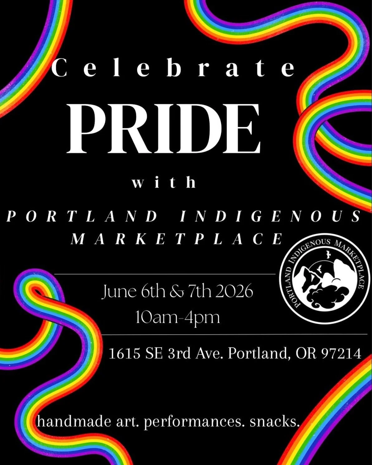 Shop directly from Black and Indigenous artists and makers at this Pride marketplace celebrating community. Both days feature performances from the legendary @sheniqua_volt, DJ sets, a mini kid&rsquo;s parade, scavenger hunts, DIY bracelet making, an