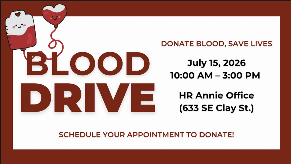 HR Annie: District Blood Drive 