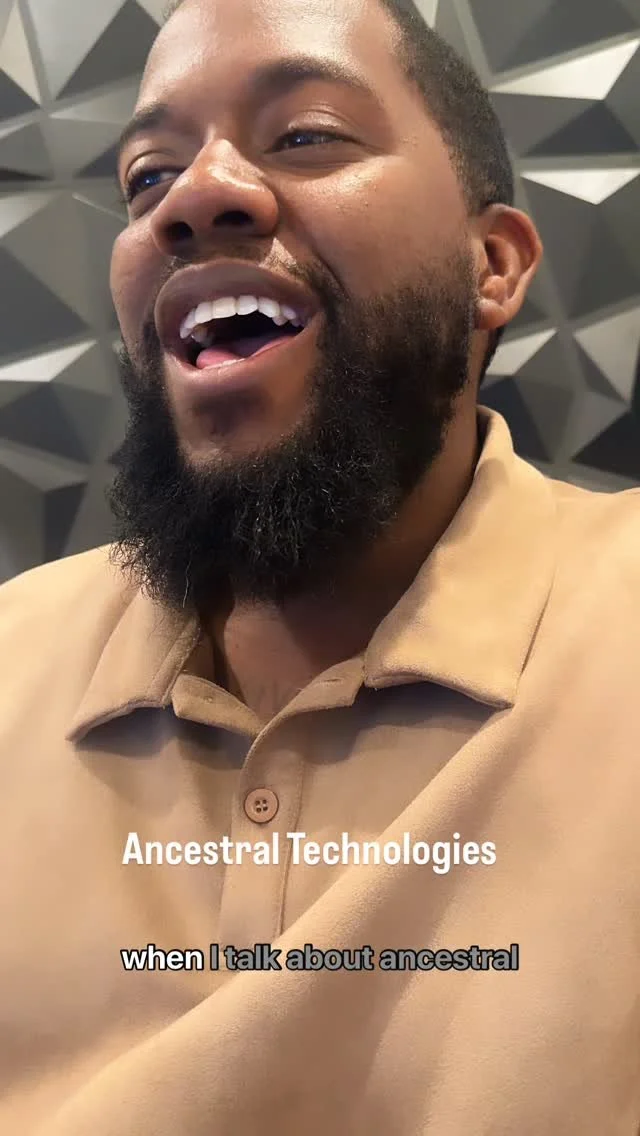 Ancestral Technologies.
Lately I’ve been doing a lot of guest lecturing, key notes, and panel discussions on my work centering ancestral technologies. 
Here’s a short clip from a university class on counseling and social work. It’