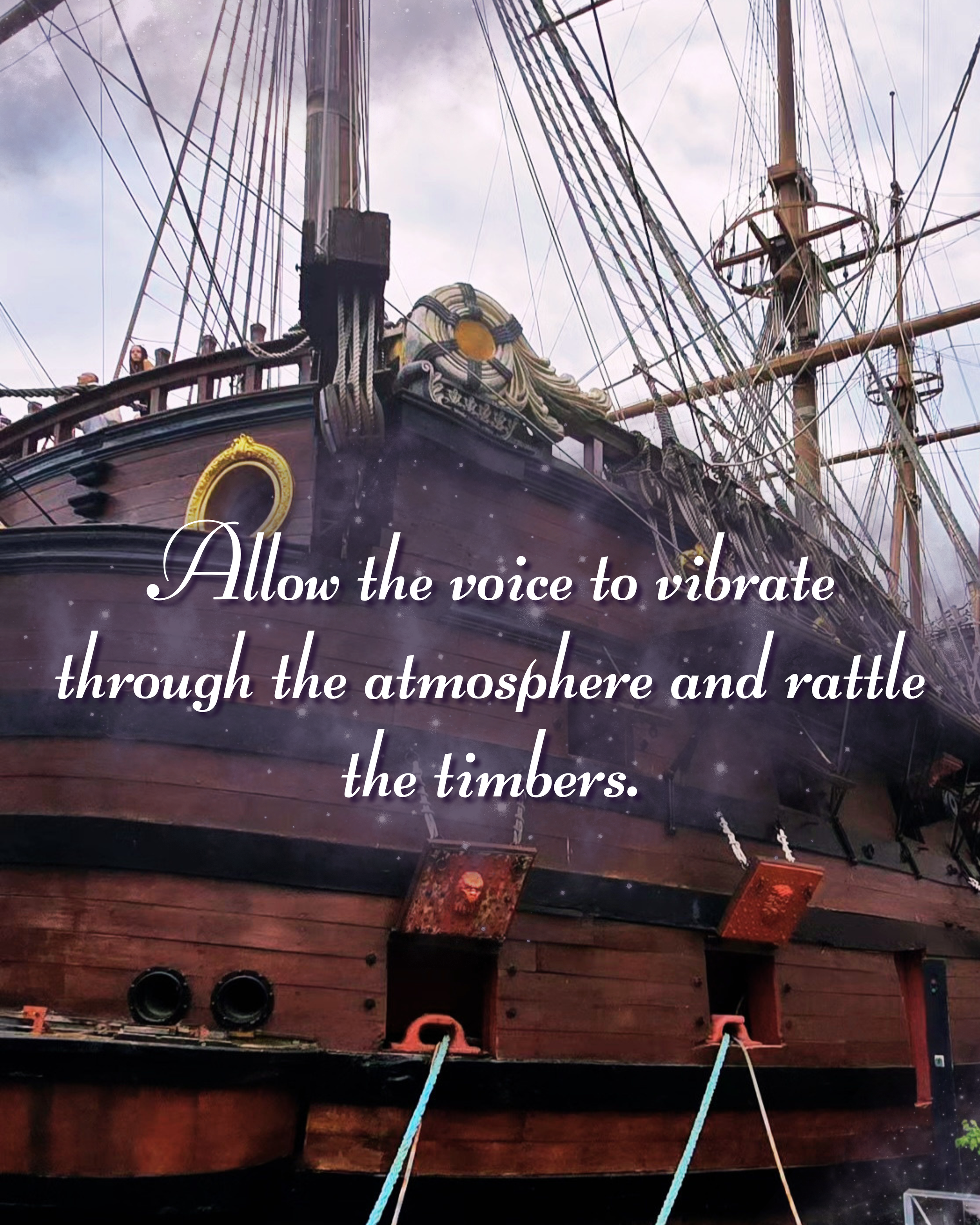 Witchy Pirate Ship With Memorable Quote
