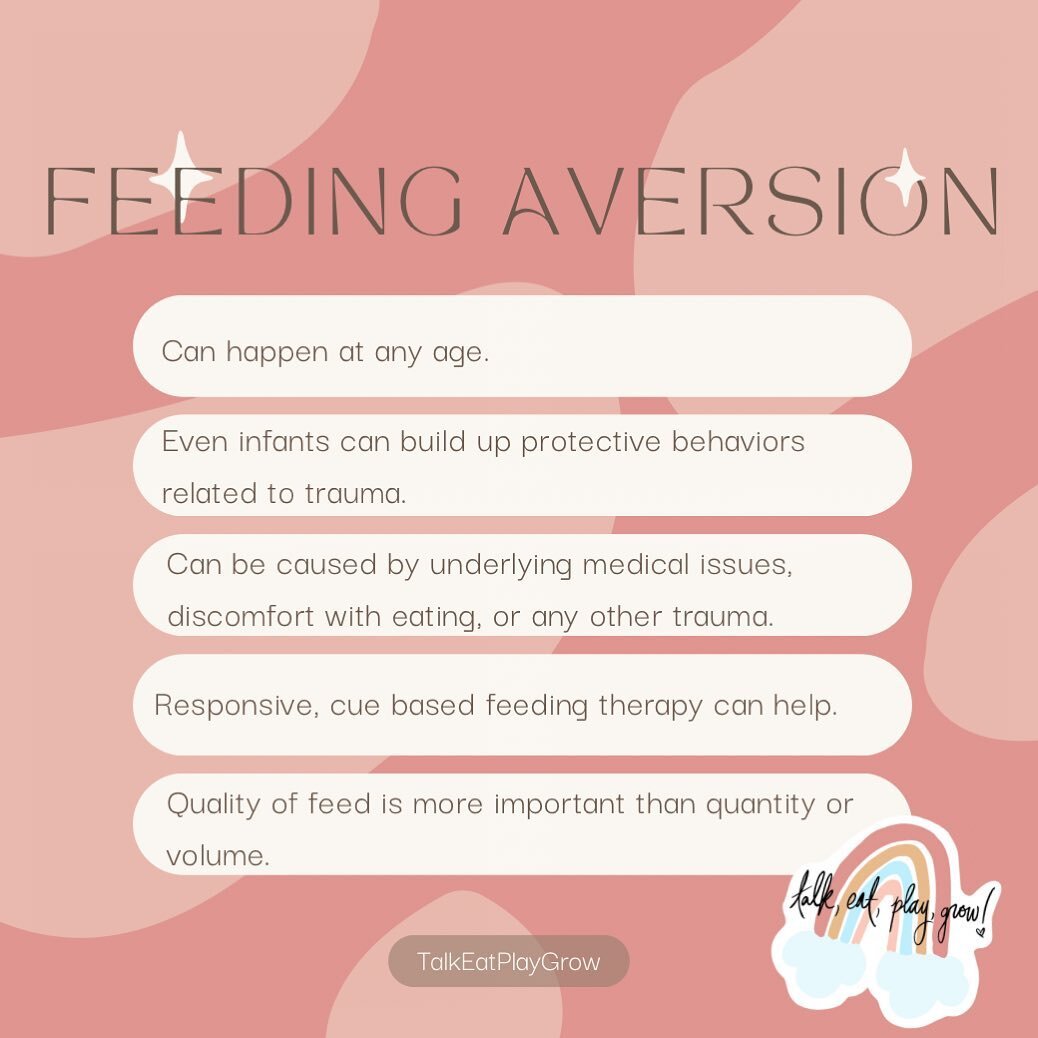 &bull; Feeding Aversion &bull;

&quot;An aversion is the avoidance of a thing or situation because it is psychologically linked with an unpleasant, stressful, frightening, or painful experience.&quot; 

Feeding aversion is when a baby avoids feeding 
