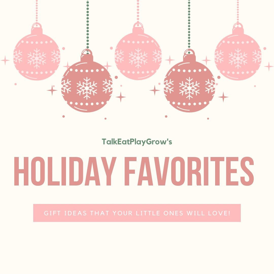 Holiday Toy Guide - Ideas for ALL ages!

Here are a few of our favorite toys at home AND in our therapy bags! These make great gifts for the holidays or save this post for birthday gift ideas too!

Happy Holidays!

#babygift #babygiftguide #holidaygi