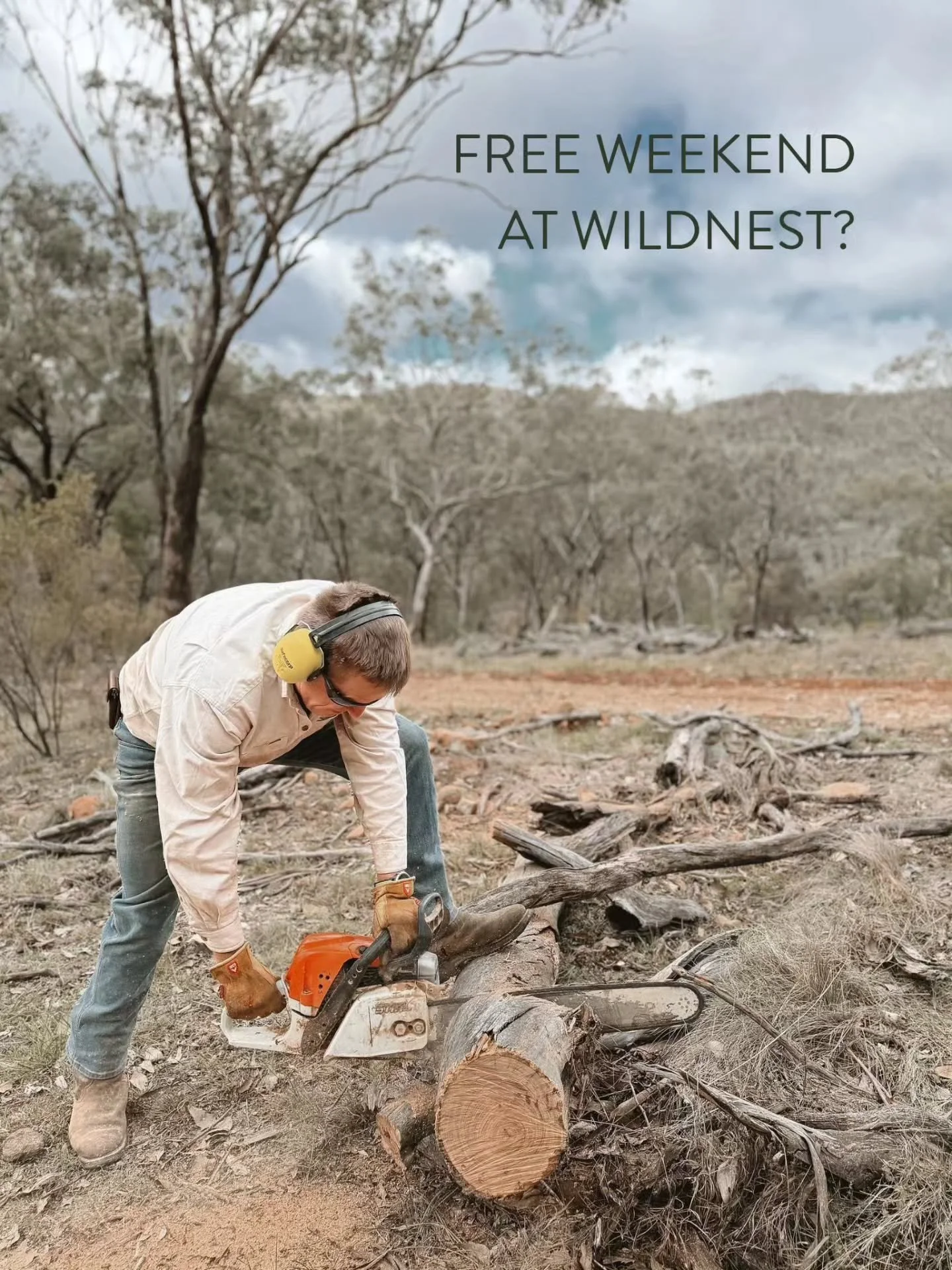 *Applications are now closed.

We&rsquo;re looking for a few capable, outdoorsy legends to join us for our first ever Wildnest Woodchop Weekend at Turondale. 🪵

You&rsquo;ll get two nights in a Wilderness glamping tent, and you can bring one loved o