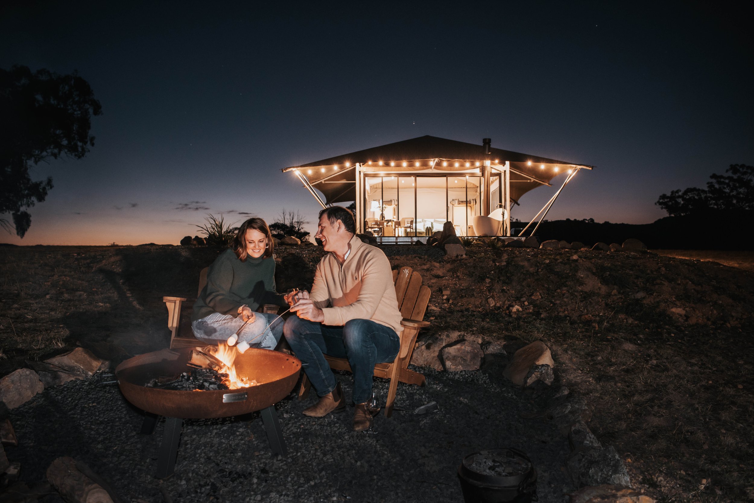 Adults-only glamping accommodation in Capertee Valley NSW