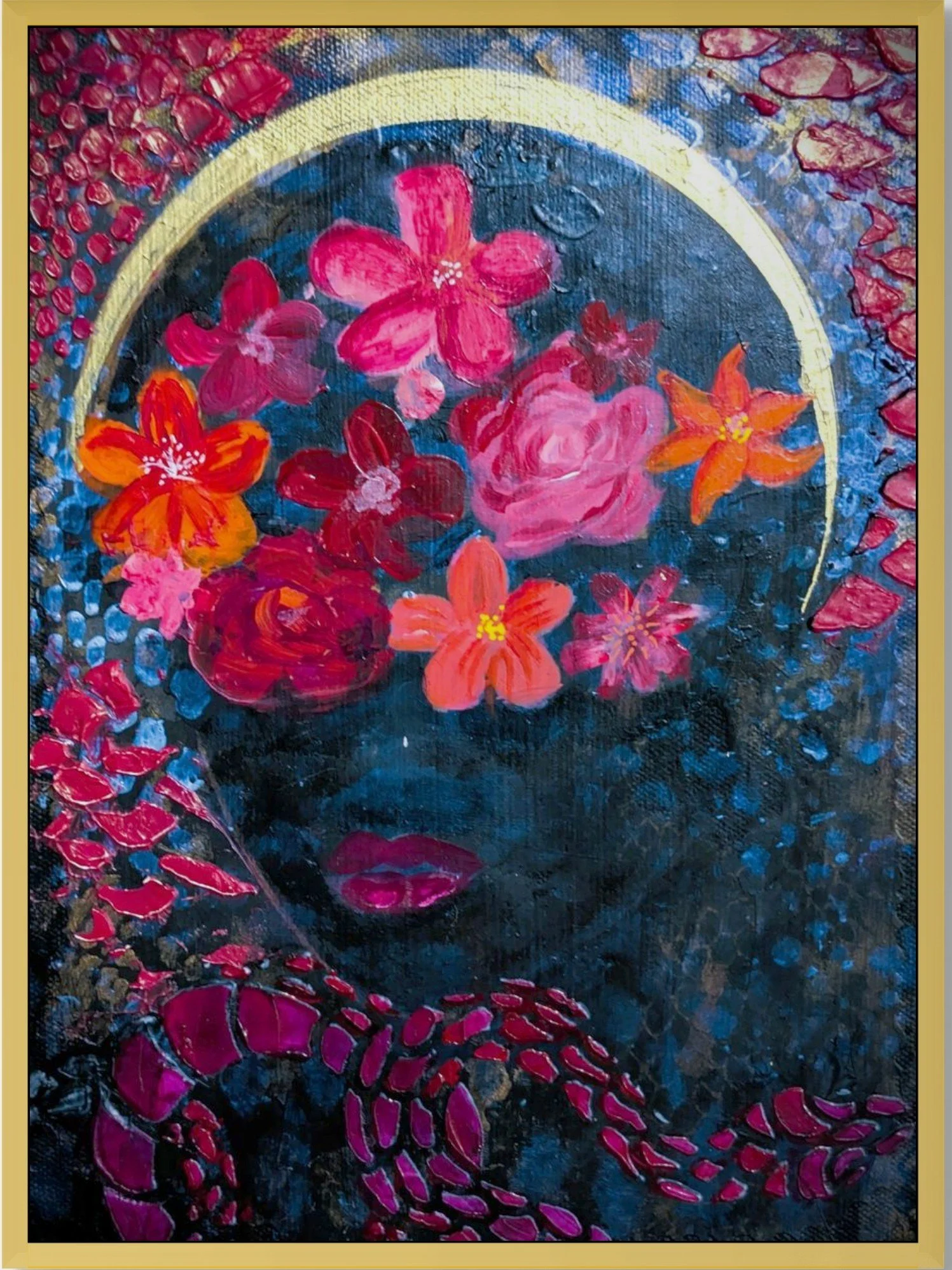 Nº2 — Framed Original One-of-One | Acrylic on Canvas | 9 × 12 in