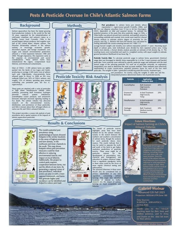 Pests &amp; Pesticide Overuse In Chile’s Atlantic Salmon Farms, New poster!