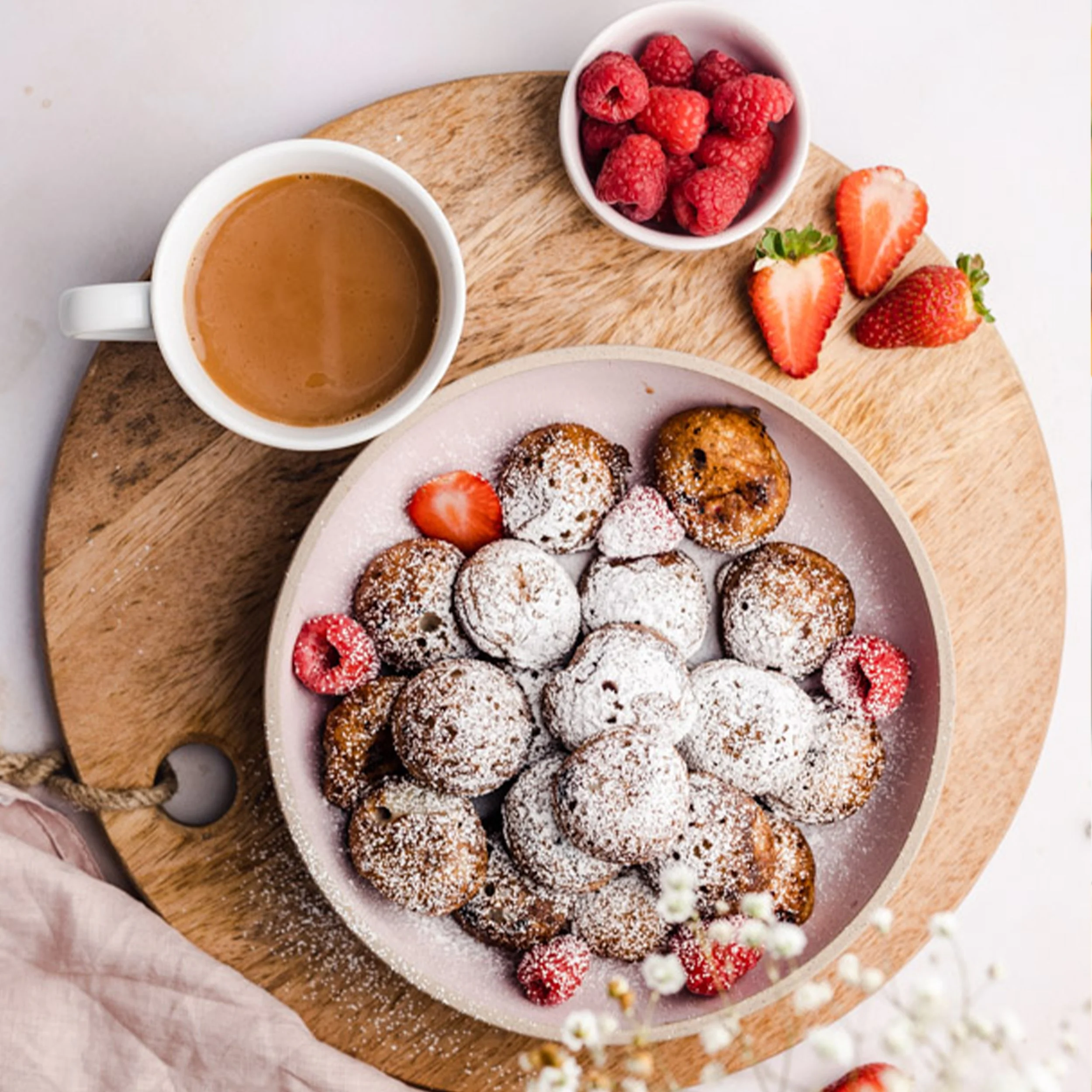 RASPBERRY LEMON YOGURT PANCAKE