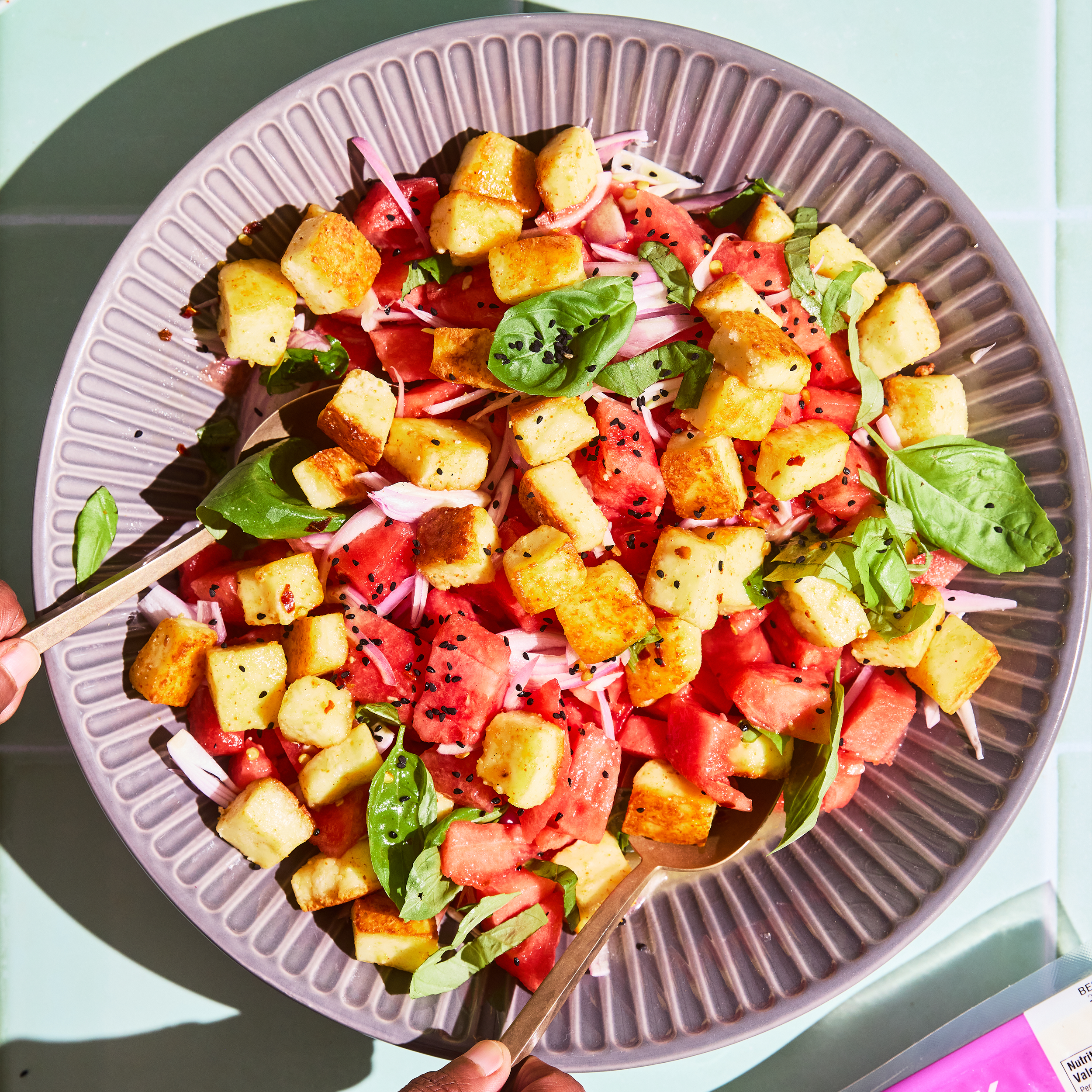 PANEER WATERMELON SALAD