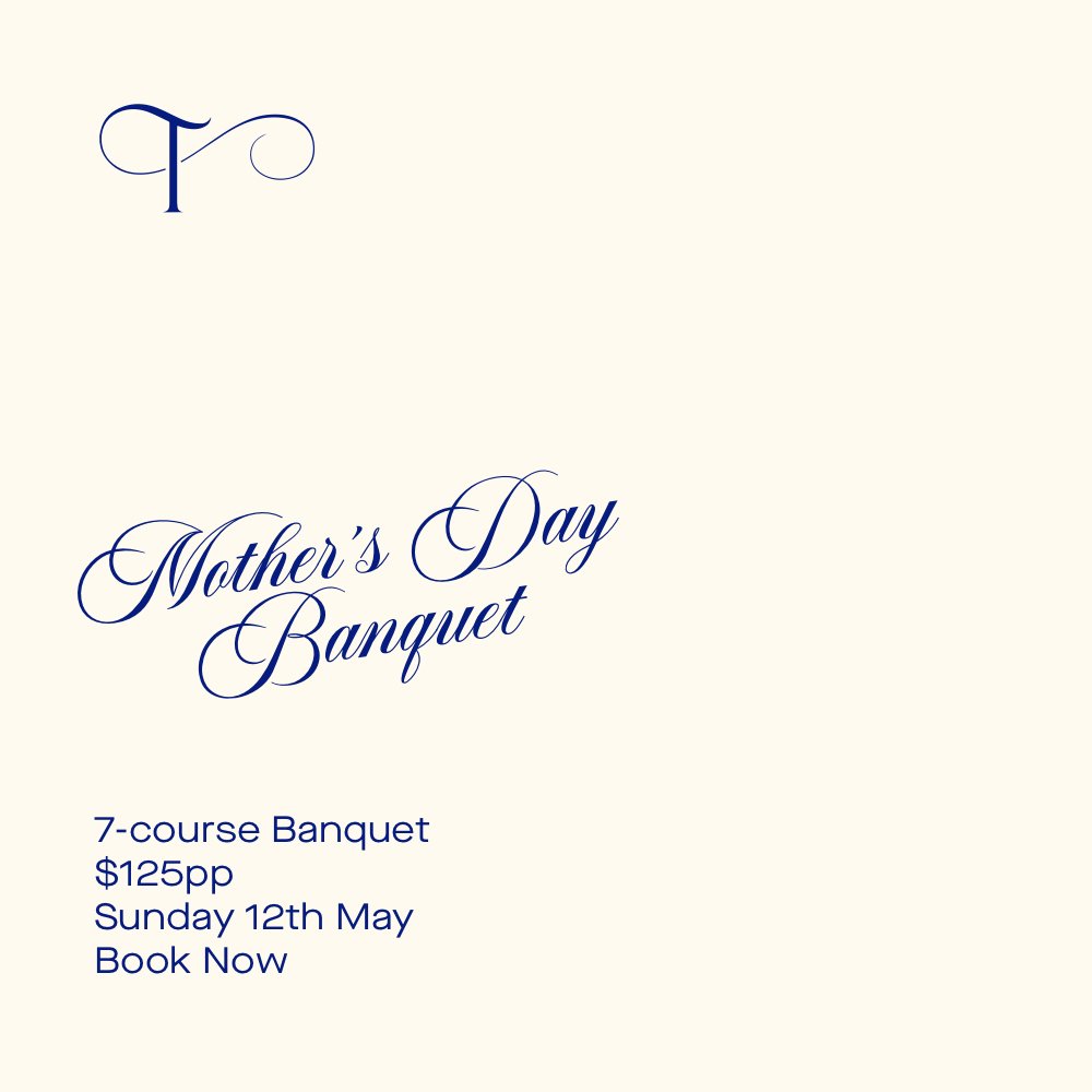 Mother&rsquo;s Day Banquet

Indulge this Mother's Day and let's celebrate the extraordinary women in our lives with our special 7-course seafood banquet

Sunday 12th May

$125pp

#yourfirstresort

Call (07) 3071 9142 or book online at www.tillerman.c